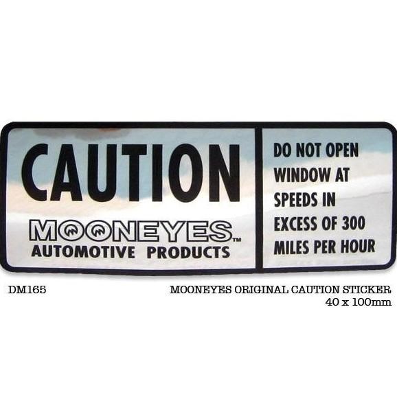 

ready MOONEYES CAUTION Sticker [DM165] murah