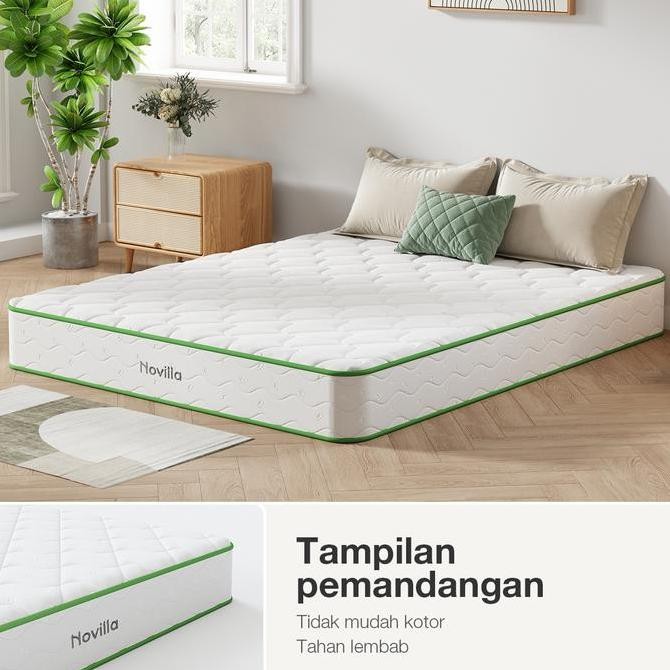 new Novilla kasur MetaDream spring bed mattress in a box tebal 20cm ukuran kasur 90x200 120x200 160x