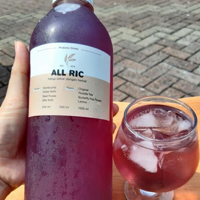 

Sale Kombucha Butterfly Pea Flower Organic/Raw/No Preservatives 1000Ml