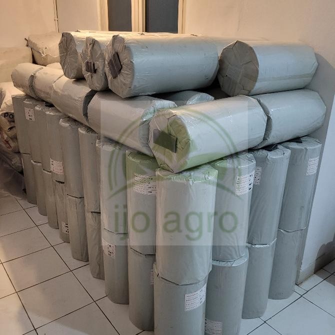 Plastik Mulsa Hitam Perak lebar 80cm 1 roll panjang 500 meter murah
