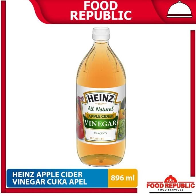 

STOK TERBATAS HEINZ APPLE CIDER VINEGAR / CUKA APEL 896 ML BEST PRICE