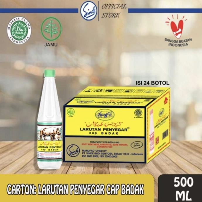 Sale Larutan Penyegar Cap Badak Botol 500 Ml ( 24X500 Ml) / 1 Dus Promo