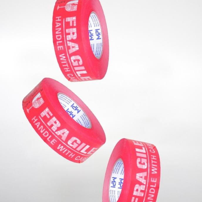 

ready Lakban Fragile Merah Jangan Dibanting 48mmx300 Yard MPI Jumbo murah