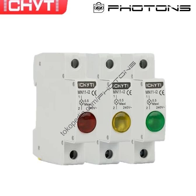new Indicator Light Pilot Lamp DIN Rail murah