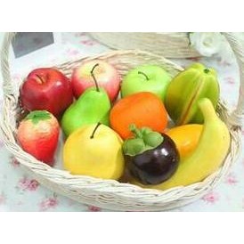 buah untuk pajangan jus/buah contoh etalase/buah mainan/buah-buahan