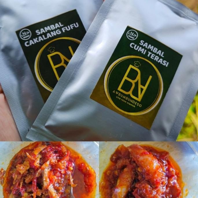 

Sambal Sachet 35gr Sambal bumbu ndeso Sambal Cumi cakalang Mr.Crispy