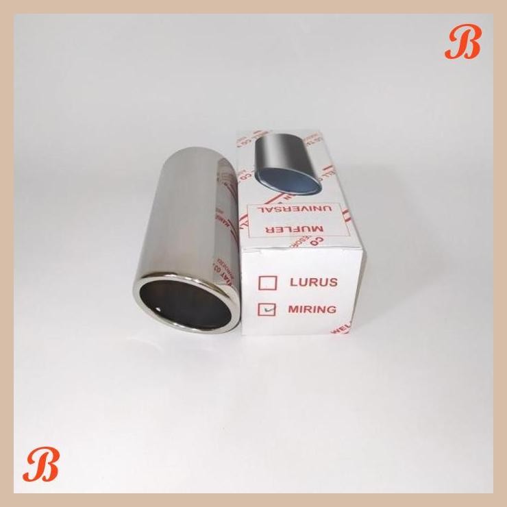 [TZM] MUFFLER BUNTUT UJUNG KNALPOT MOBIL ERTIGA BALENO SPLASH SCROSS