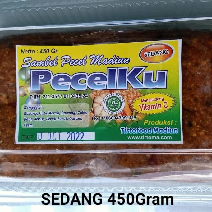 

Sambel pecel Madiun PECELKU 450 grm
