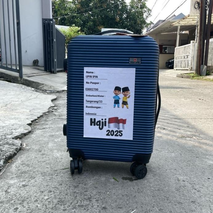 ready Stiker Penanda Koper Identitas Naik Haji Umroh Lansia Embarkasi Kloter murah