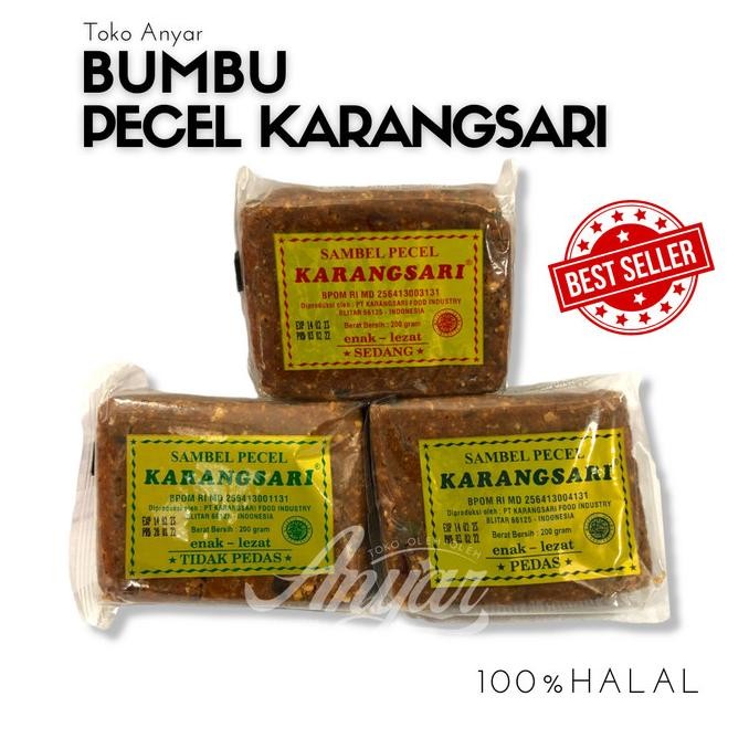 

Sambel Pecel Khas Blitar Cap Karang Sari / Sambel Kacang Siap Saji