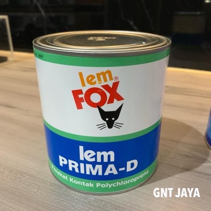 ready Lem TACO Aibon Fox PRIMA-D Aibon Kaleng 600gr Untuk HPL PVC Sheet murah