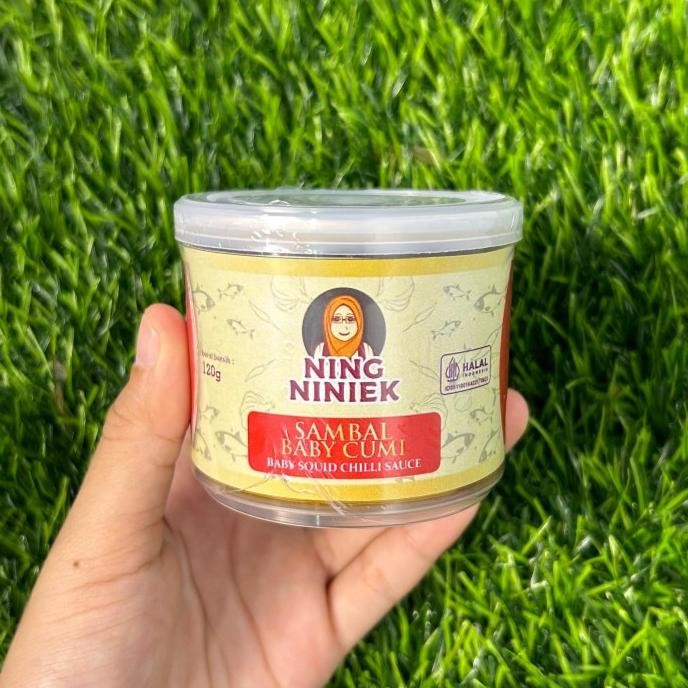 

SAMBAL BABY CUMI NING NINIEK KHAS SURABAYA 120GR PRAKTIS SIAP MAKAN