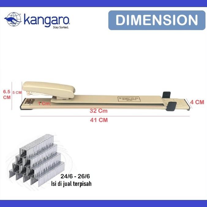 

ready Stapler Jilid Tengah / Heavy Duty DS 45L / Long Stapler Pancong murah