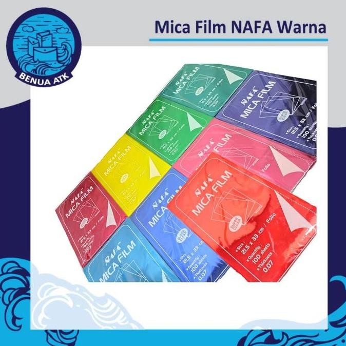 

tyS Mika Jilid Plastik / Mica Film WARNA Folio NAFA [MFF]