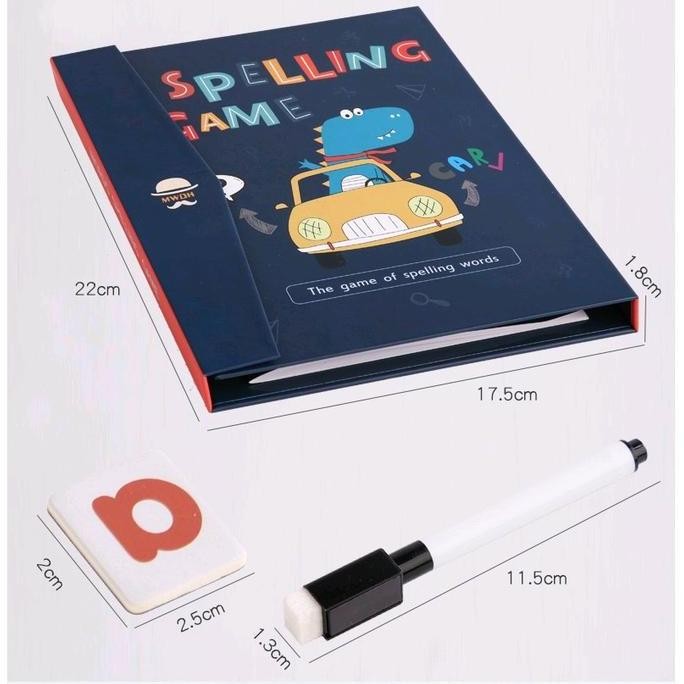 

tyS Spelling Book - Buku Aktivitas Anak Belajar Menulis dan Membaca