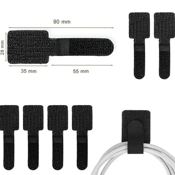 

tyS Kabel Cable Organizer Velcro Strap Serba Guna Pengikat Kabel Cable