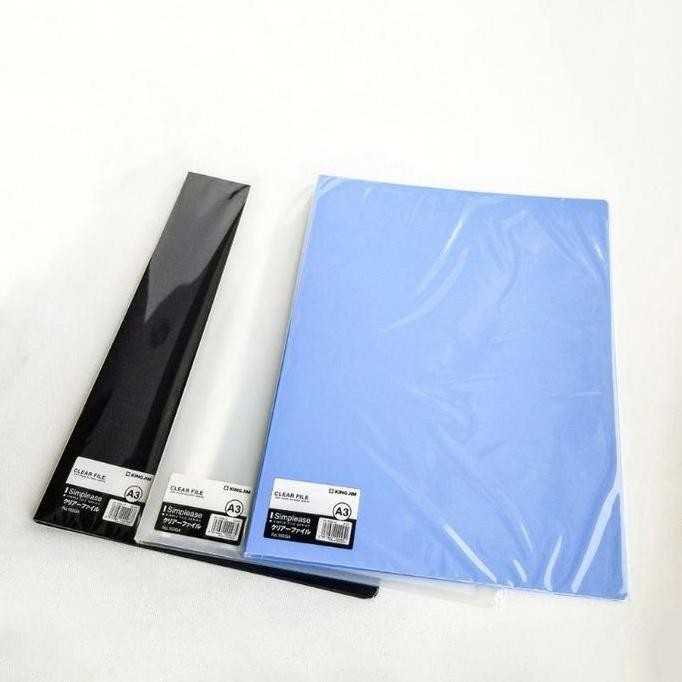 

tyS Clear Holder A3 / Clear File Simplease A3 King Jim 152GA isi 20 Lembar