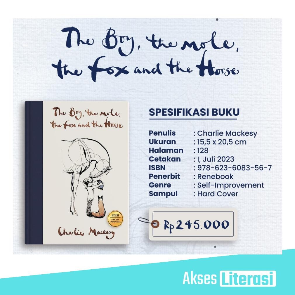 baru  Renebook - The Boy, The Mole, The Fox, and The Horse - Bahasa Indonesia - Buku Terjemahan - Ch