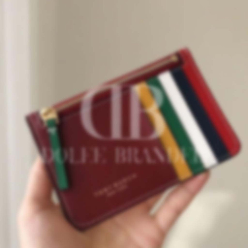 

Zip Card Case Perry Color-Block Top Zip Card Case (Tinto / Cream)