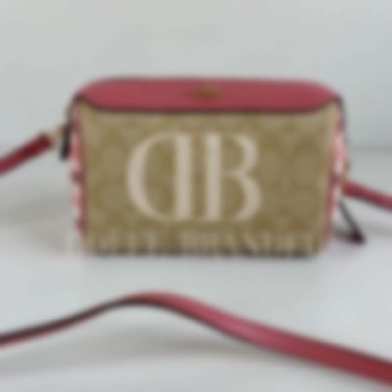 Bennett Crossbody In Signature Canvas With Gingham Print (F76630)