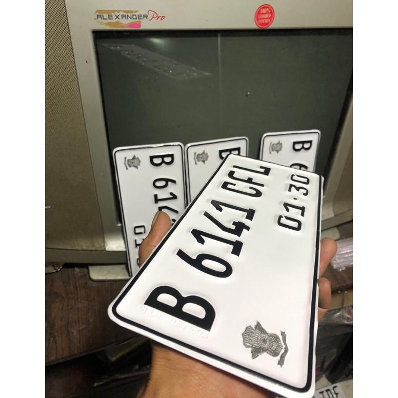 Plat nomor-nomer motor standar samsat cap asli timul agka siker