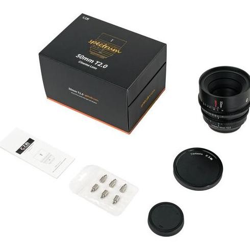 Murah 7Artisans 50mm T2.0 Full Frame Cine Lens For Sony E EOS-R Nikon Z Non COD