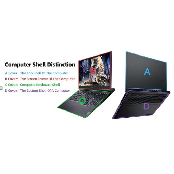 Casing Dell Inspiron 13 7000 7347 7348 7353 7359 Lcd Back Cover Front Bezel Hinges Palmrest Bottom C