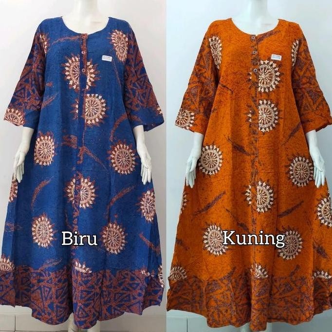 NEW PRODUK DASTER JUMBO LD 130 SEKDRESS MAURA RODA, BATIK CETAK SOLO (DASTER PREMIUM JUMBO) BUSUI 
