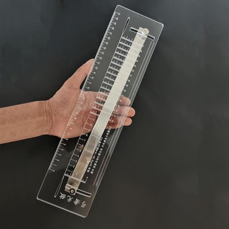 

Ketapel Penggaris Meruncing Multifungsi Penggaris Kulit Datar Karet Gelang Menembak Aksesori Ketapel