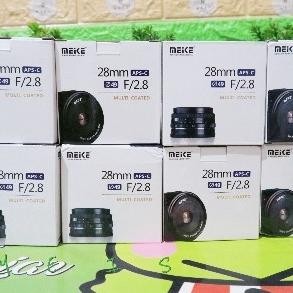 Murah (NEW) Lensa Fix Bokeh MEIKE 28mm F2.8 - Canon M3 M5 M6 M10 M50 M100 Non COD