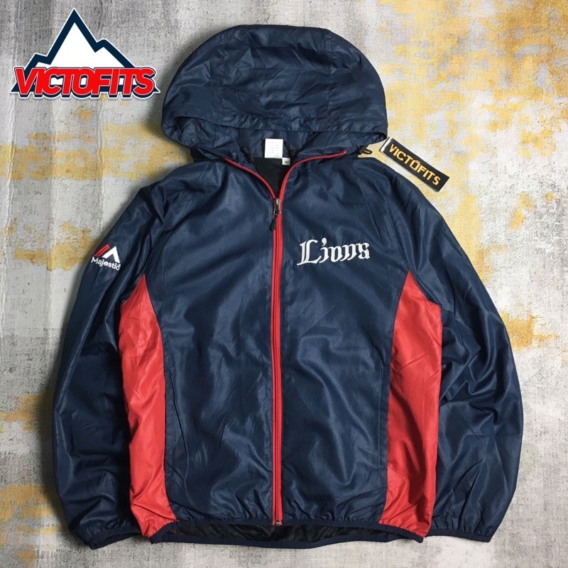 Jaket Windbreaker Majestic Lions
