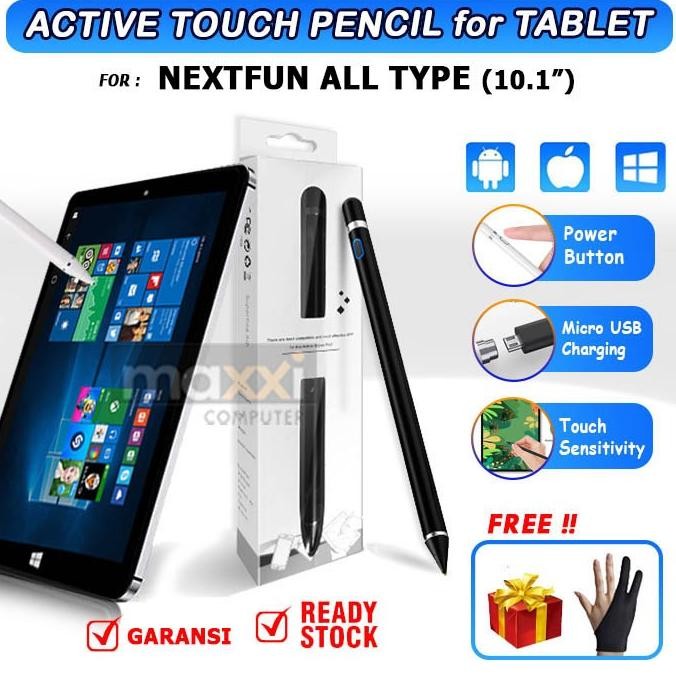 Nextfun Tab Tablet Pc Windows 8 10 Inci Stylus Pen Pencil Layar Sentuh New Stok
