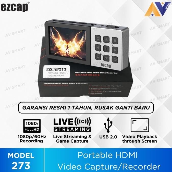 Ezcap273 / Ezcap 273 Hdmi Capture 1080P60Fps To Micro Sd Card New Stok