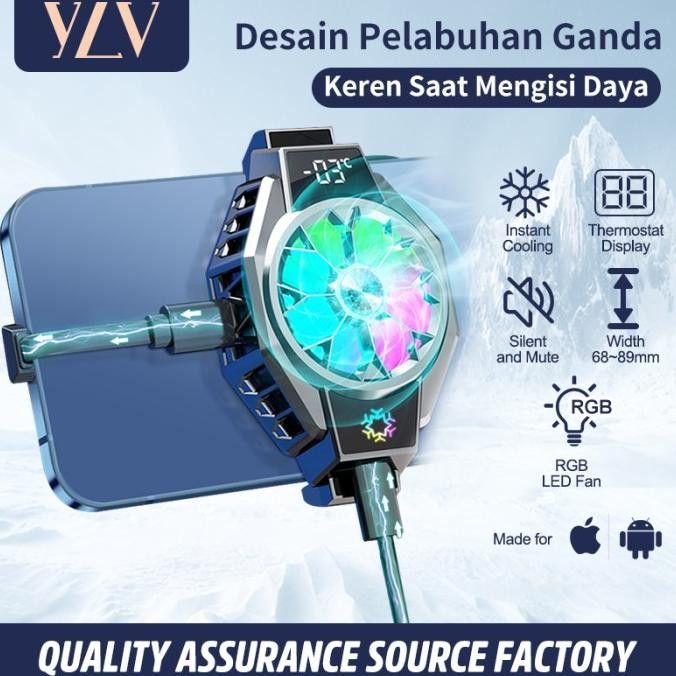 Funcooler X9 Fan Cooler Radiator Pendingin Cooler Hp Fan Gaming New Stok