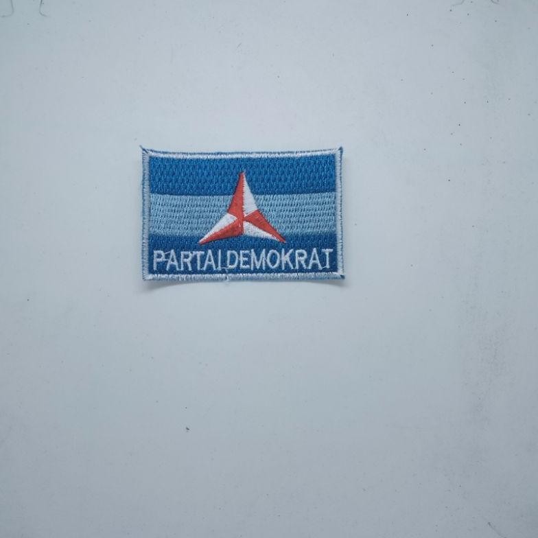 Oh34 Logo Bordir Partai Demokrat / Logo Partai Demokrat / Bordir Logo Partai Demokrat / Bordir Parta