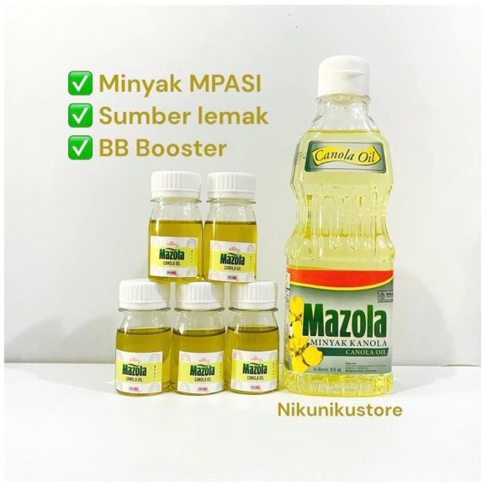 

Mazola Canola Oil Minyak Goreng Mpasi Sehat Kemasan Sharing 50Ml