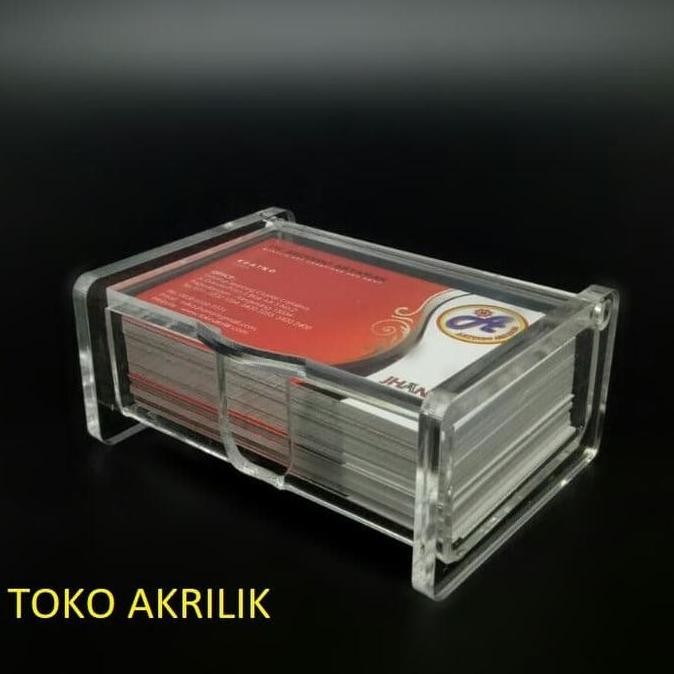 

redi Tempat Kartu Nama Akrilik / Name Card Holder / Display Kartu Nama 06