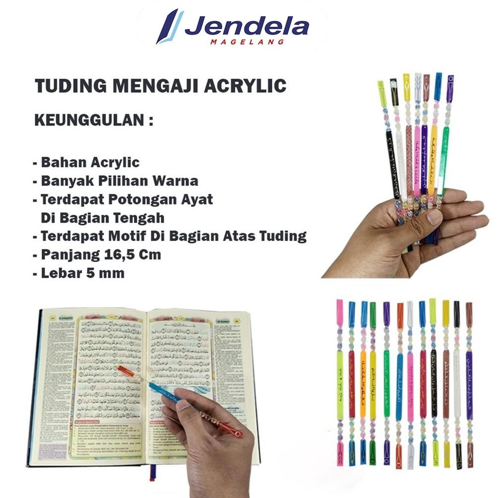 

Tuding Baca Ngaji Alat Perlengkapan Mengaji Stik Penunjuk Membaca Iqro Dan Al Quran Warna Random