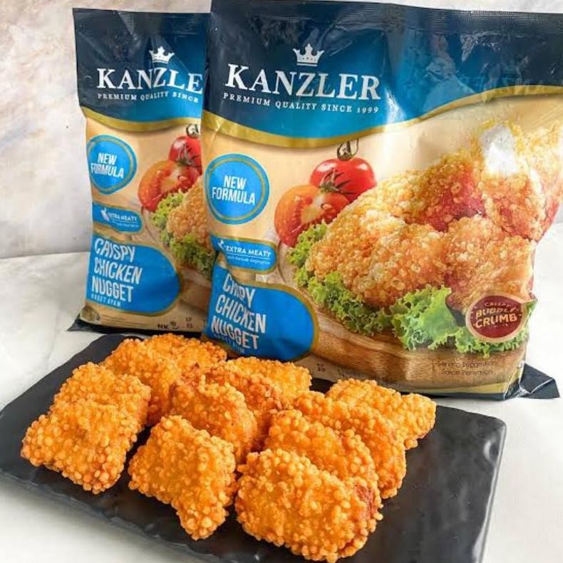 

TERLARIS Crispy Chicken Nugget Kanzler Crispy Nugget Kanzler 450gram Isi 22pc Siap kirim