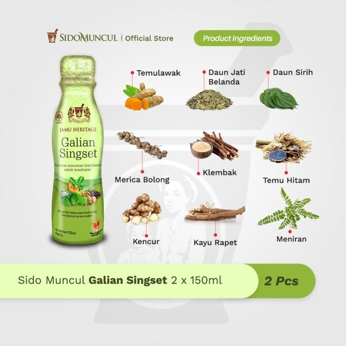 

Galian Singset 2X150Ml Ramuan Tradisional Mengurangi Lemak Tubuh
