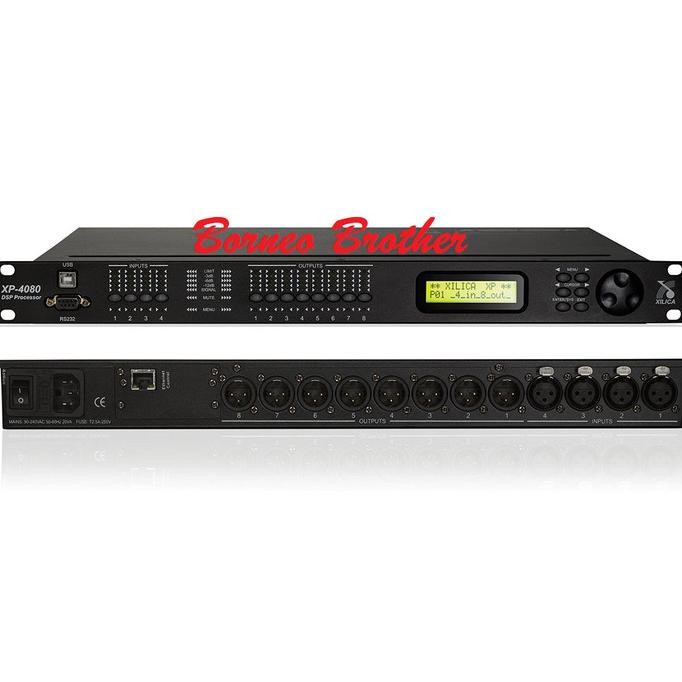 Terlaris Xilica Xp-4080 Original Speaker Management / Dlms 4 In/8 Out