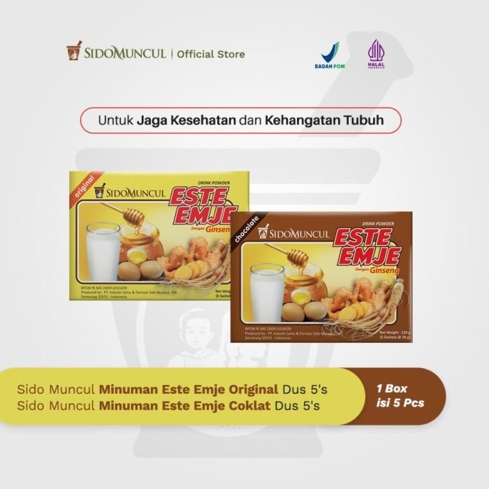 

Este Emje Original Dan Coklat Susu Telur Madu Jahe Menghangatkan Tubuh