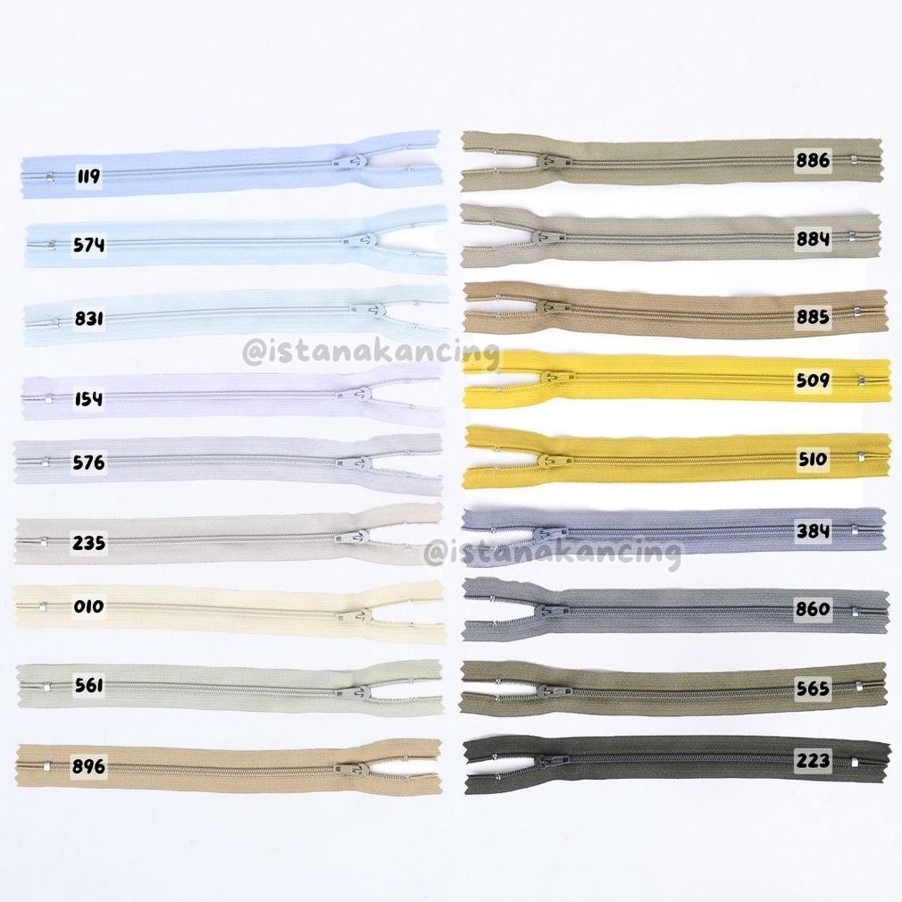 Aq-54 Resleting Celana Eceran | Resleting Celana 8 Inch Ykk Strip F | Istana Kancing