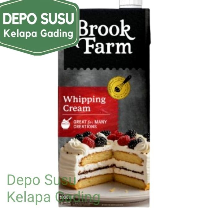 

Sale Brookfarm Whipping Cream Whip Krim 1L 1000Ml 1 Liter Pasteurisasi Susu