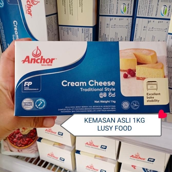 

Sale Cream Cheese Anchor Kemasan Pabrik 1Kg Gojek Only