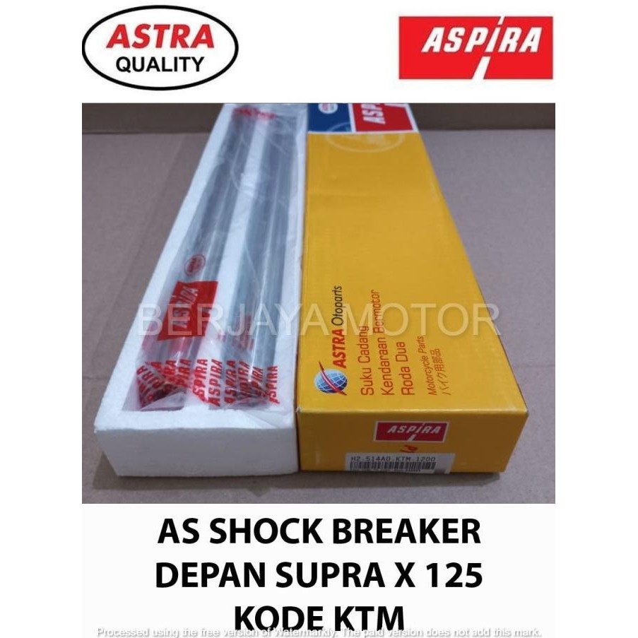 AS SHOCK BREAKER DEPAN SUPRA X 125 KTM ORIGINAL ASPIRA HEMAT