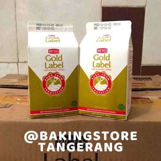 

Sale Richs Gold Label | Rich'S Rich Whipping Cream 500 Gr