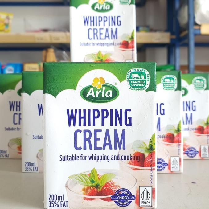 

Sale Arla Whipping Cream 200Gr / Whipping Cream Cair Arla 200Gr / Whip Cream Dairy Arla 200Gr