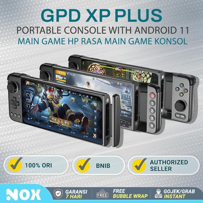 BNIB GPD XP 2021 IPS Modular Game Console Android 11 Wifi/ 4G 128GB murah