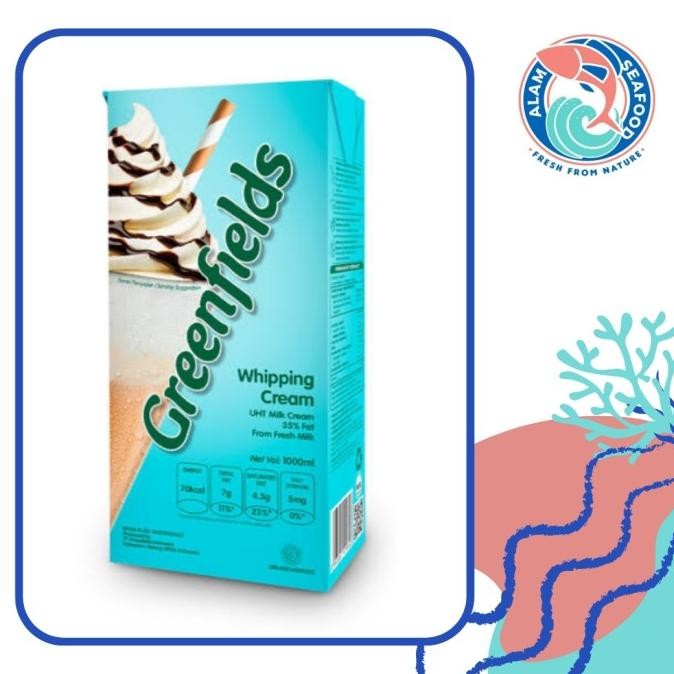 

Sale Greenfields Whipping Cream 1L Whip Cream